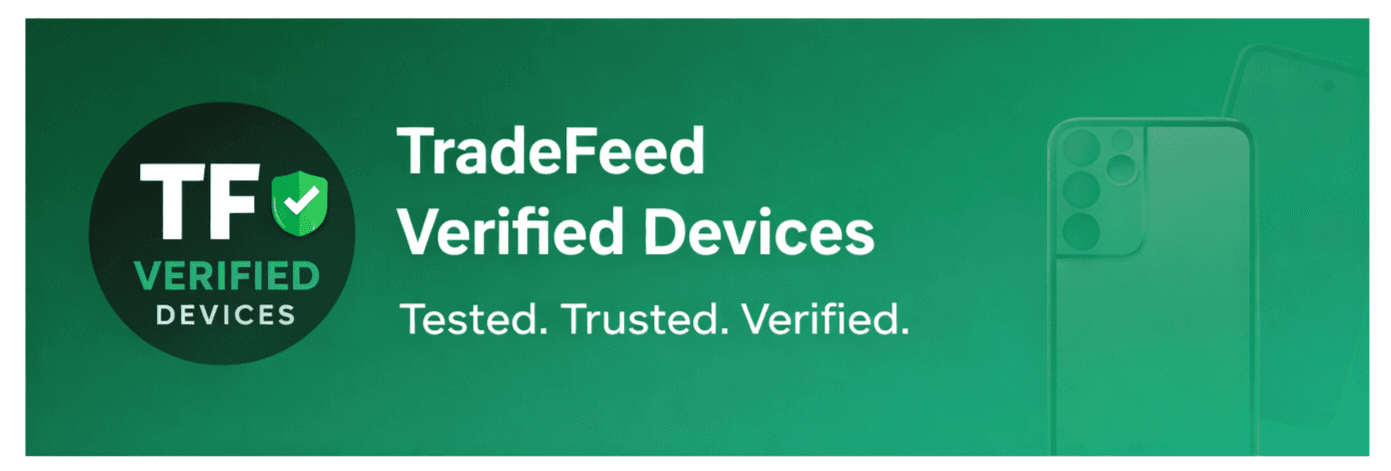 TradeFeed Verified Devices banner