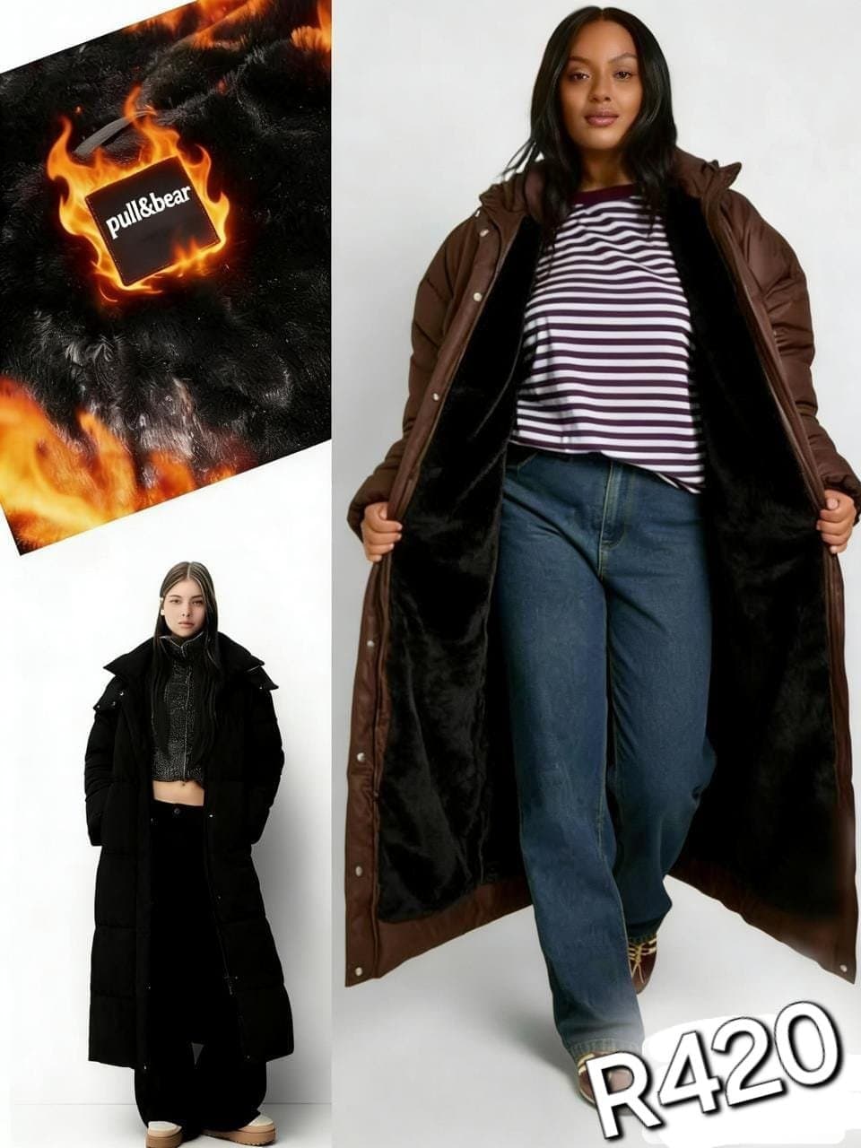 Zara jackets with fur