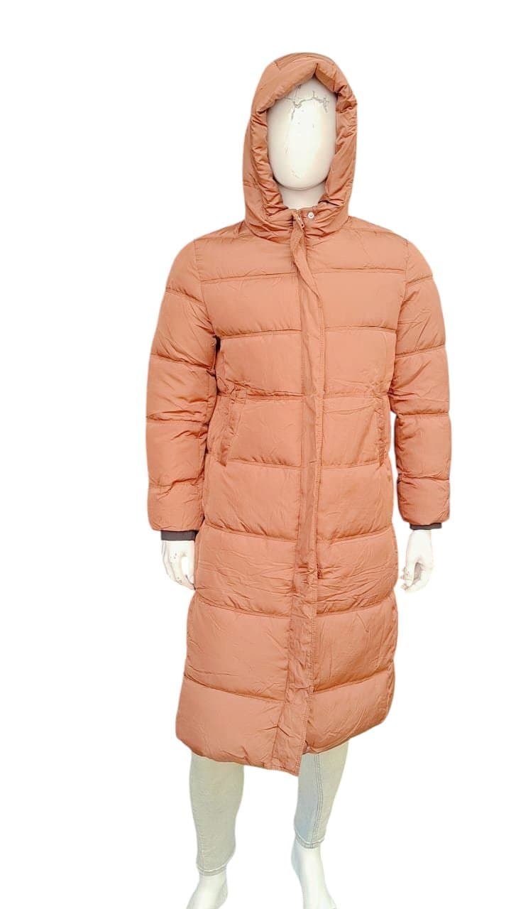 Stylish Long Puffer Jacket — Water-Resistant, Size S-XXL