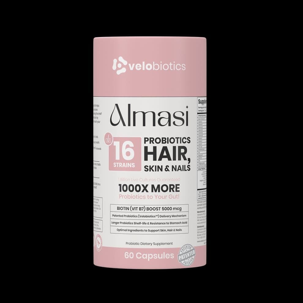 Almasi Probiotics for Hair, Skin & Nails — 60 Capsules