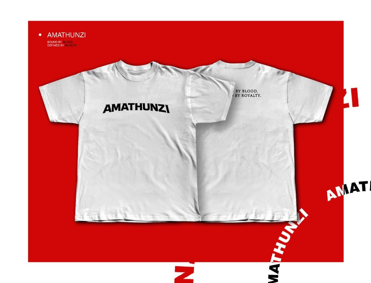 Amathunzi Graphic T-Shirt — Black, Unisex, S-XXL